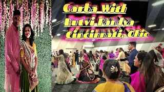Rutvi Pandya Garba at Cincinnati, Ohio રુત્વી પંડ્યા સિનસિનાટી, ઓહાયો ખાતે ગરબા