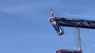 Red Bull Cliff Diving World Series 2022 Oslo Norway | male divers  #shortvideo #redbull #cliffdiving