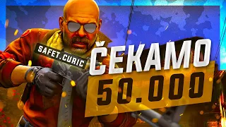 🟡CEKAMO 50,000 SUBSCRIBERA! [CASE OPENING, POKAZUJEM NADEOVE i MNOGO TOGA]😱