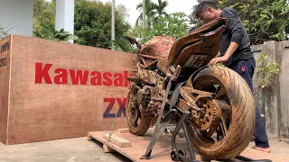 KAWASAKI   ZX4R  1989  Full Restoration | Restored KAWASAKI ZXR400  4Cylinder