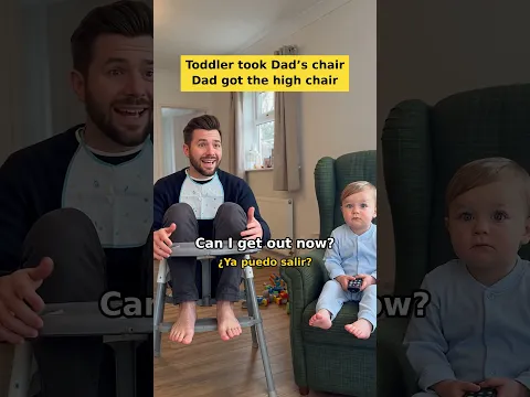 Why Did the Toddler Get the Adult Chair? 😂 #Shorts #Toddler