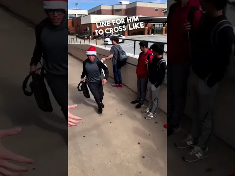 This school cheers on an awesome student 👏