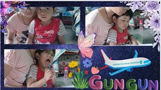 Today Gungun cried and wrote the Alphabet 😔