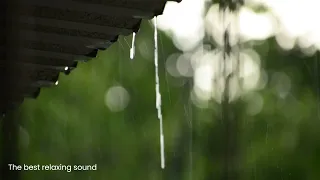 Rain on tin roof : A Relaxing One-Hour Sound Experience Rain Sounds White Noise