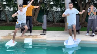 Logre caminar sobre el agua