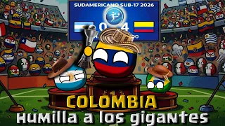 SUDAMERICANO SUB-17 2026 - Brasil y Argentina NO PUDIERON    #countryballs