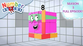 Now In 3D (aka 'Octonaughty Returns') 😎| Full Episode - S5 E16 | Learn to Count - Numberblocks