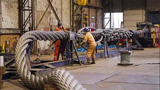 Heavy Duty Rope Fabricating Production - Wire Cable Manufacturing Process - Amazing Factory Machines