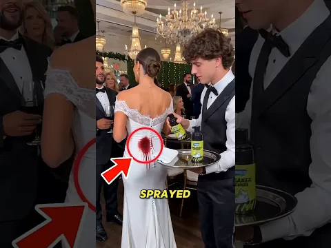 Everyone Thought He Ruined the Bride's Dress 😳👰✨