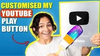 Customised my Silver Play Button 🤯 😵* Worth it ??? * 🙈
