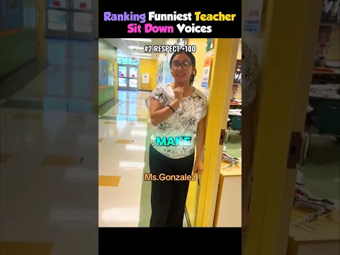 Ranking Funniest Teacher Sit Down Voices!! #usa