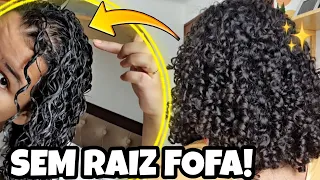 RAIZ FOFA! FINALIZAÇÃO PARA ACABAR COM O EFEITO DE RAIZ NUVEM DO SEU CABELO CACHEADO! SUPER FÁCIL!