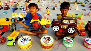 एक ट्रैक्टर 🚜 के लिए वंश , आकाश , पुस्कर , झगड़ा करने लगेंगे Tractor , jcb , dumper , helicopter 🚁
