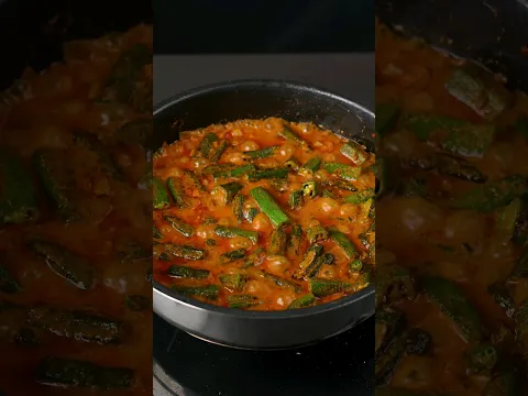 Dahi Bhindi 🤩 #shorts #asmr #asmrsounds #dahi #bhindi #nirmlanehrarecipes