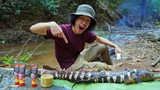 อาหารป่ารสเลิศ Ep.11 ปลาสะแงะย่างทั้งตัว น้ำจิ้มแจ่ว BKC   [ โจโฉ ]