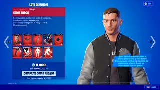 NUEVA SKIN *EDDIE BROCK* (VENOM) NUEVA TIENDA FORTNITE HOY 23 DE SEPTIEMBRE *TIENDA DE FORTNITE*