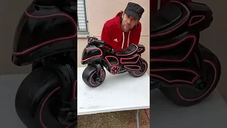 Tutorial Moto de Juguete 🏍️ Paso a Paso Con Efecto Neón al Estilo TRON 🚨