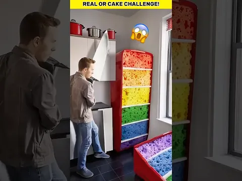 real aur cake challenge 🤯#challenge #shorts