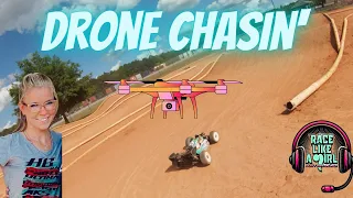 Drone Chasin' #Racelikeagirl #RC #Racing #Drone #Chase #Toy #ToyCar