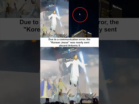 Korean Jesus Ascension Goes Viral After Actor Lifted ‘To the Moon’ 😳
