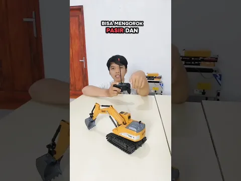 Mainan Excavator Canggih Remot Control Keren bisa Putar 360 derajat