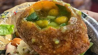 Most Famous VOLCANO PANIPURI Of Surat 😱😱 5000 से ज्यादा पानीपूरी बिक जाती हैं एक दिन में 😳😳 Surat