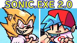 Friday Night Funkin' VS SONIC.EXE 2.0 FULL WEEK + Cutscenes (All Secrets/Endings) (FNF Mod)