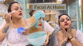 How To Do Facial At Home 🏡 || Easy Step in Hindi @NISHA_LAMBHA 9818485930