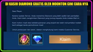 DI KASIH 3000 DIAMOND GRAT!S OLEH MOONTON GINI CARA DAPATKAN NYA MLBB!!