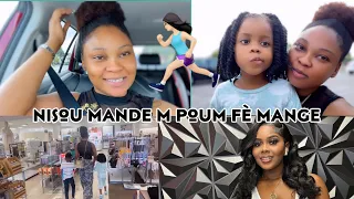 AN NAL CHÈCHÈ TIMOUN FEDNAELLE YO /NISAH MANDE SPAGHETTI POU KWIT😂/SHOPPING AK NOU