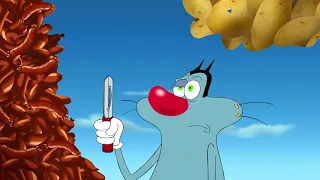 हिंदी Oggy and the Cockroaches 🍟 PEEL POTATOES 🍟Hindi Cartoons for Kids