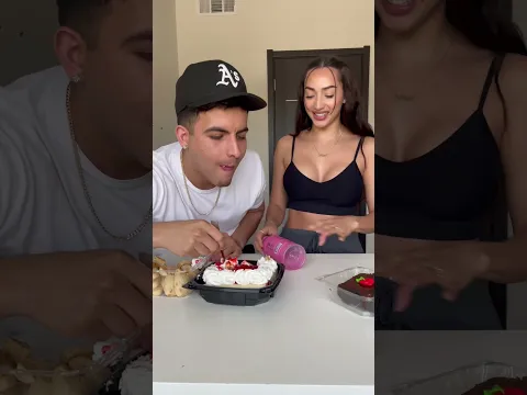 Bottle flip food challenge part 2 #shorts