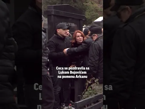 CECA SE POZDRAVILA SA LUKOM BOJOVIĆEM NA POMENU ŽELJKU RAŽNATOVIĆU ARKANU