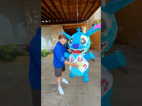 HICE A STITCH EN PIÑATA 🪅 PARA MIS SOBRINOS, COMENTEN SI HACEMOS A LILO TAMBIÉN.