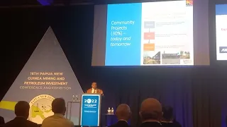 John Tuaim MRDC COO at the 2022 Petroleum & Mining Conference