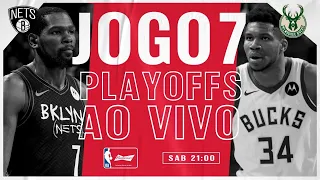NBA: Brooklyn Nets x Milwaukee Bucks - JOGO COMPLETO | PLAYOFFS - Jogo 7