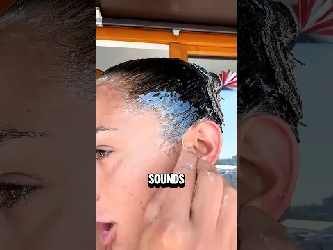 Why Is Swimmers’ Hair So Hard⁉️😱