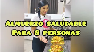 ALMUERZO saludable PARA 8 personas