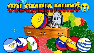 ¿Cuál sería la reacción de los países si Colombia 🇨🇴 muriera? 😭😱💀 #countryballs #colombia #viral 