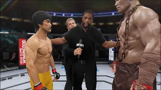 Bruce Lee vs. Ares God - EA Sports UFC 4 - Epic Final Fight 🔥🐲