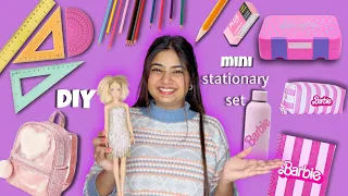 12 CUTE mini stationary items DIY for barbie | Miniature craft