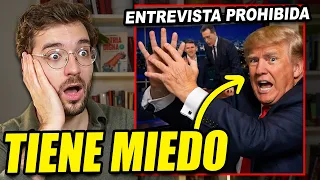 TRUMP ESTÁ HISTÉRICO POR ESTA ENTREVISTA. INTENTA CENSURARLA Y LE SALE FATAL.