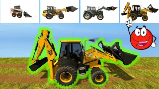 JCB 3dx Backhoe and Tata Truck , Tractor and Excavator JCB | Front Loaders with Wrong Head