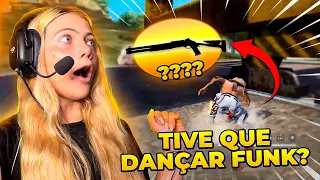 BOOYAH USANDO A PRIMEIRA ARMA OU VOU TER QUE DANÇA FUNK
