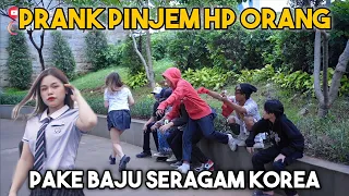 Prank Minjem HP Terus Lari ,sampe di kerjar