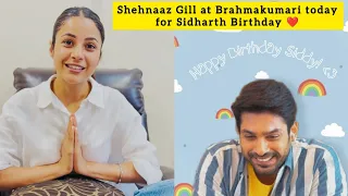 Shehnaaz Gill at Brahmakumari centre today for Sidharth Shukla biryhday! ❤️  #SidNaaz