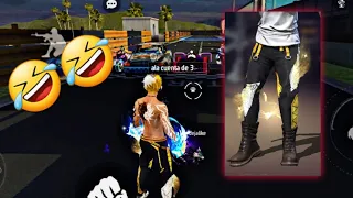 El que gane la carrera se gana los pantalones angelicales amarillos 🤣 free fire #freefire