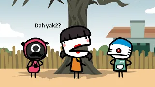Tiber Main Lampu Merah Lampu Hijau Squid Game |  Animation Malaysia