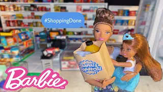 Barbie & Chelsea Grocery Shopping- Mini Brands Supermarket