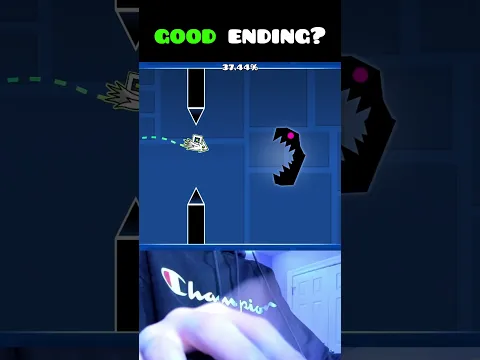 Red Flags In Geometry Dash: Good Ending!#shorts